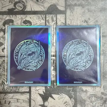 [새상품] 2세트 새틀라이트샵 한정판 푸른 눈 블루아이즈 슬리브 유희왕