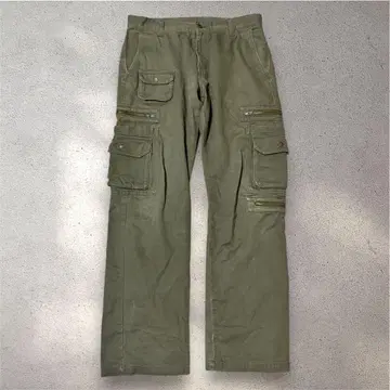 00s archive 기믹 카고 팬츠 시크 스타일 y2k