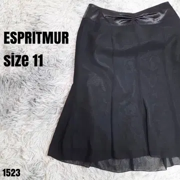 ESPRITMUR 에스프리뮬 새상품급 스커트 블랙 11 1523
