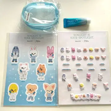 StrayKids 스키즈 SKZOO 비오레 스티커 샘플 파우치