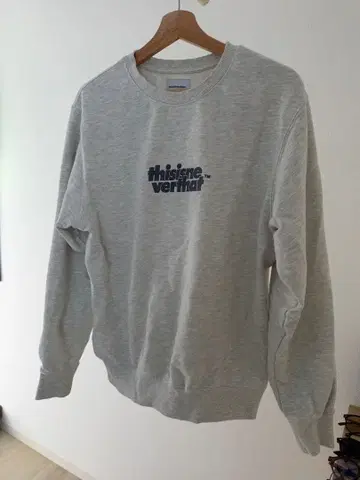 thisisneverthat 그레이 로고 트레이닝복