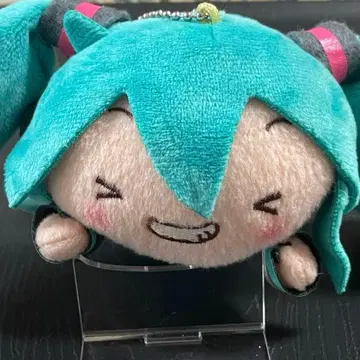 하츠네 미쿠 누워있는 키체인 마스코트 봉제 인형 눈 감음