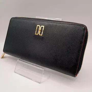 DAKS 닥스 가죽 라운드 지퍼 장지갑