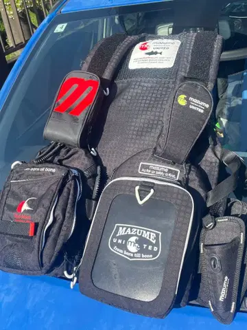 MAZUME 구명 조끼 다기능 포켓 부착