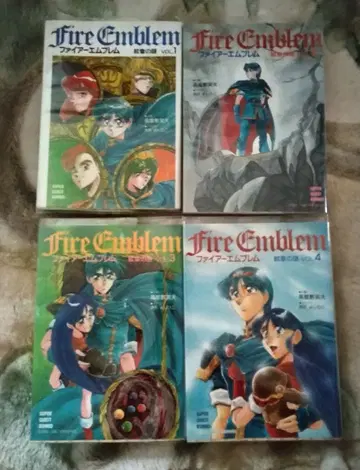 파이어 엠블렘 문장의 수수께끼 전 4권 타카야시키 히데오 애니메이트 커버