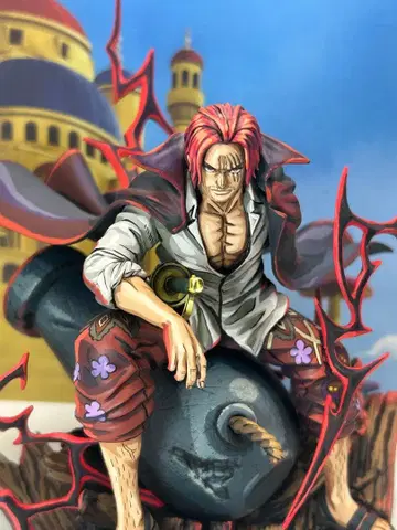 원피스 피규어 이차원 채색 리페인트 샹크스