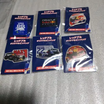 레드불 오리지널 핀 배지 6개 세트