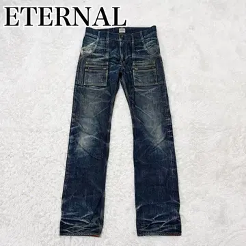 비츄 쿠라시키 공방 ETERNAL 부시 팬츠 히게 허니컴 셀 다크 네이비