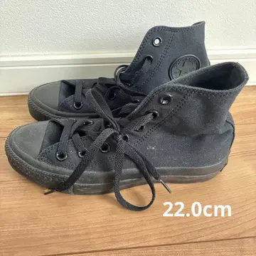 컨버스 올스타 하이컷 여성용 스니커즈 22cm 블랙