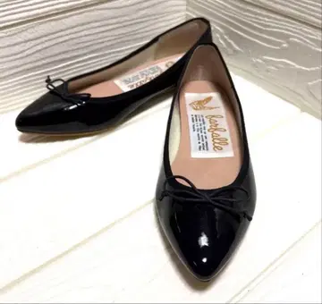 새상품급 farfalle 파르팔레 발레 슈즈 나탈리 에나멜 블랙 36