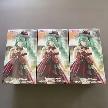 하츠네 미쿠 Trio-Try-iT 외출 드레스 REDver. 피규어 3개