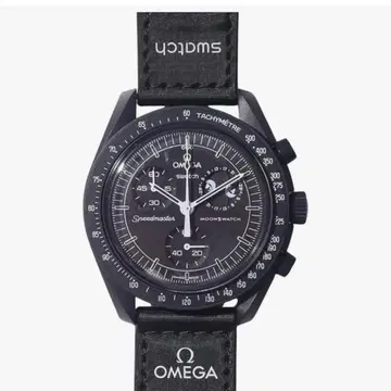 [ 한정판 ] 새상품 OMEGA x Swatch 스누피 블랙