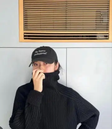 everyone 터틀넥 니트 M 네이비