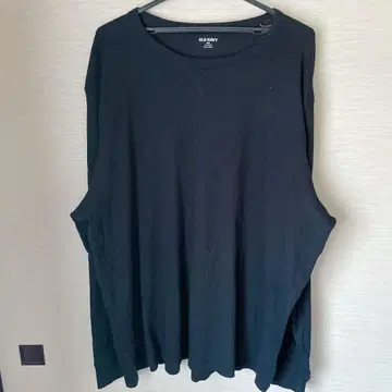 올드 네이비 와플 롱 T 블랙 초 빅 사이즈 [ XXXL ]