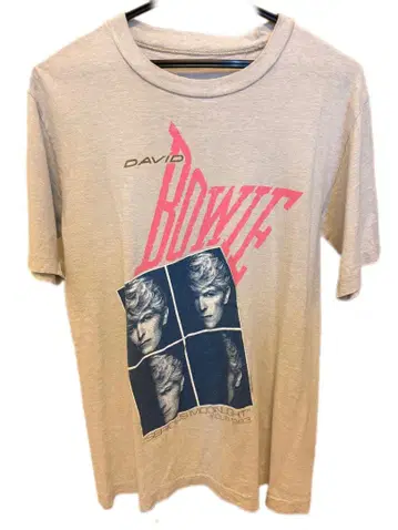 데이비드 보위 1983 투어 T셔츠 Serious Moonlight