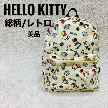 헬로키티 백팩 올 패턴 레트로 미사용급 인기 Y2K