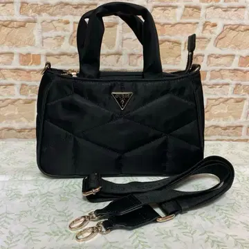 GUESS 숄더백 토트백 2WAY 퀼팅 블랙