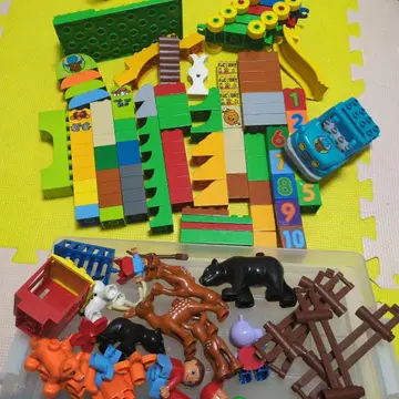 레고 듀플로 자동차 동물 숫자