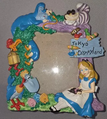 이상한 나라의 앨리스 사진 액자 도쿄 디즈니랜드 포토 스탠드