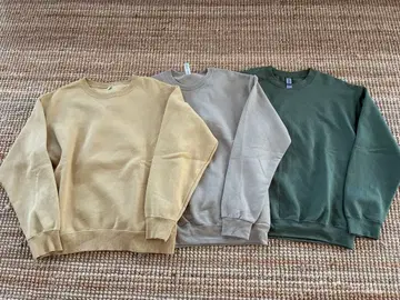 GILDAN JERZEES GU 크루넥 맨투맨 3종 세트