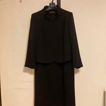 도쿄 소와르 더블 칼라 앙상블 카츠야마 직조 19호 빅 사이즈