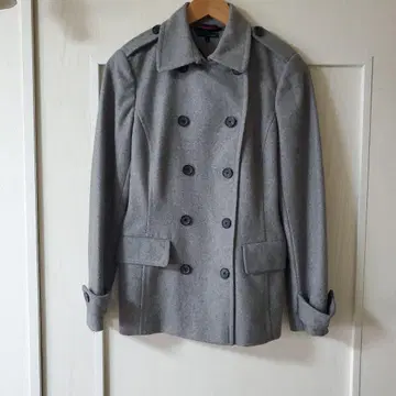 그레이 울 피코트 TOMMY HILFIGER