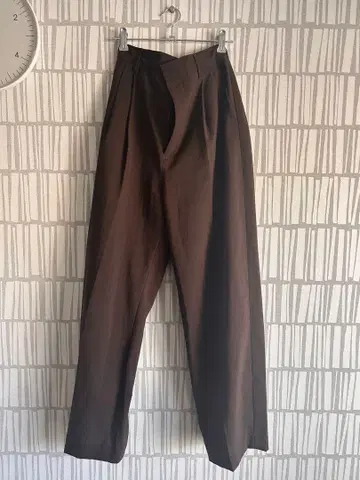 FRAMEWORK 브라운 배럴 팬츠