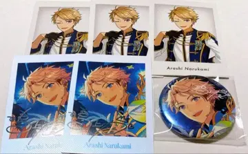 앙스타 나루카미 아라시 10th 전시회 캔뱃지 파샤츠 특전