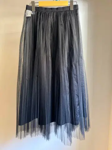 MUVEIL WORK 뮤베일 플리츠 스커트 튤 36