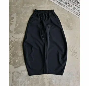 지저인 벌룬 스웨트 팬츠 블랙 XS 사이즈