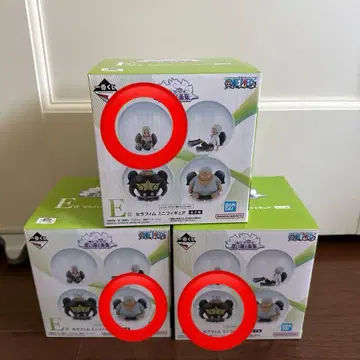 원피스 제일복권 그려나갈 미래 세라핌 미니 피규어 E상 3점 세트