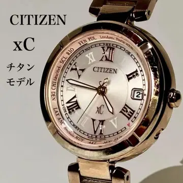 새상품급 시티즌 xC 크로스시 여성용 손목시계 티타늄제