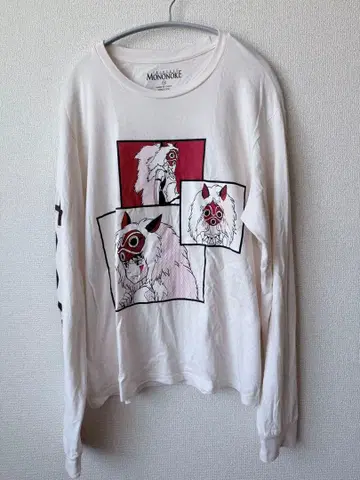 VINTAGE 모노노케 히메 롱T LG 화이트