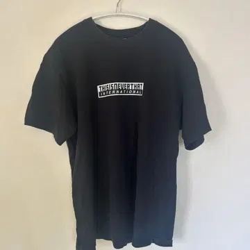 thisisneverthat 블랙 T셔츠 S
