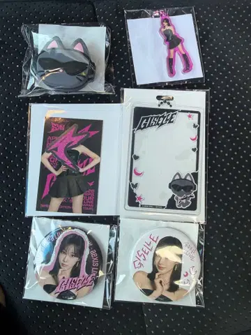 aespa 2026 투어 랜덤 굿즈 지젤 6종 세트