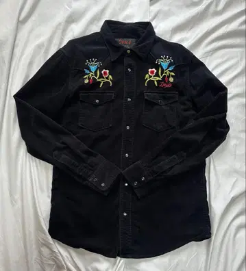 DEUS 자수 셔츠 M