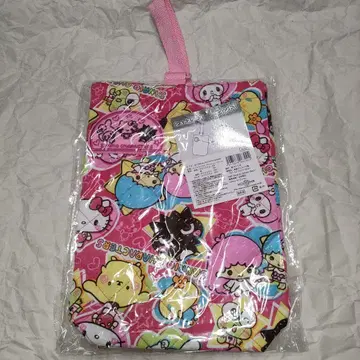 산리오 캐릭터즈 퀼트 슈즈 케이스 이름 와펜 포함