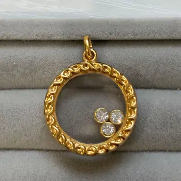 골드 컬러 스톤 펜던트 탑 유품 정리 0410-23