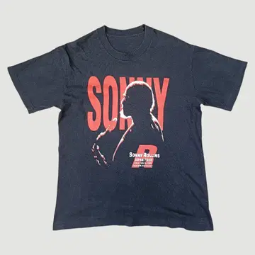 00s 소니 롤린스 재팬 투어 T셔츠 블랙