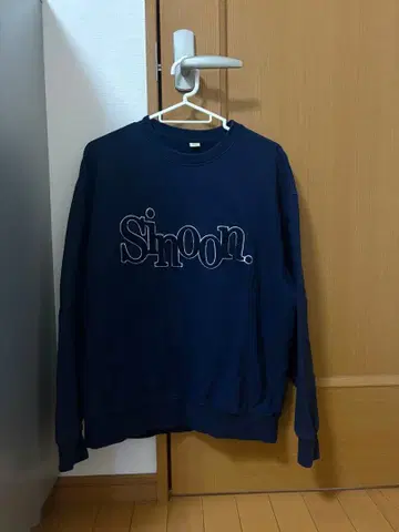sinoon 네이비 로고 트레이닝복