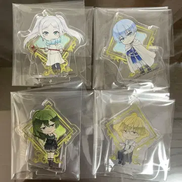 제일복권 장송의 프리렌 F상 큥캐러 아크릴 스탠드 4점