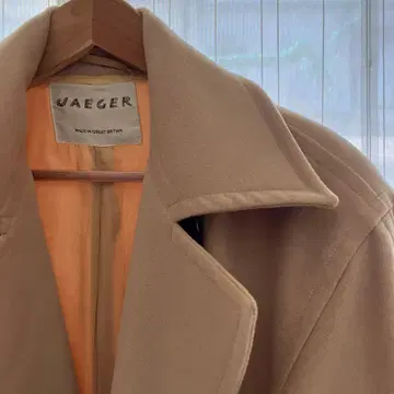 JAEGER 여성용 베이지 코트