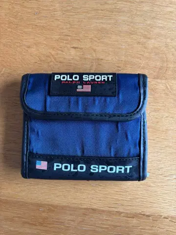 POLO SPORT 네이비 반지갑 90년대