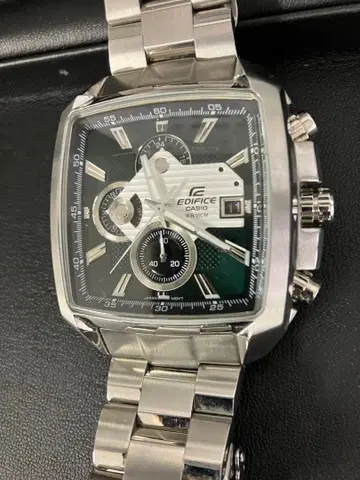 EDIFICE CASIO 쿼츠 손목시계 WR 100M