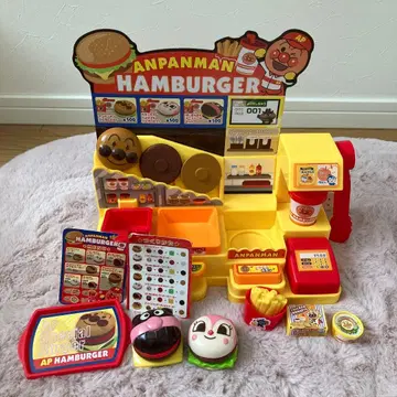 호빵맨 지글지글 데굴데굴 말하는 햄버거 가게