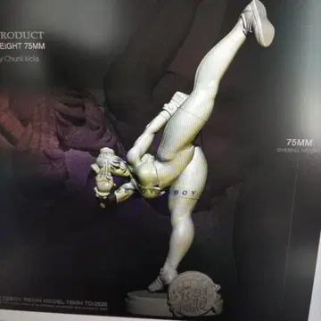 춘리 1/24 75mm 미도장 레진 키트