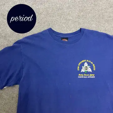 P3216 00s 할리 데이비슨 백 프린트 티셔츠