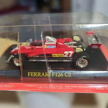 FERRARI F126 C2 미니카 1/43 레어 모델