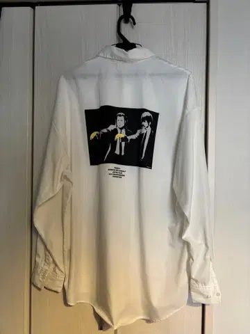 BANKSY x Pulp Fiction 오버 사이즈 셔츠