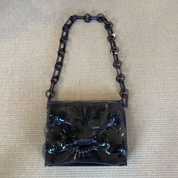 Mame 마메쿠로구치 비닐 체인 백